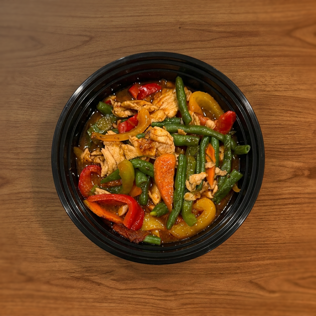 Pad Prik King Chicken.